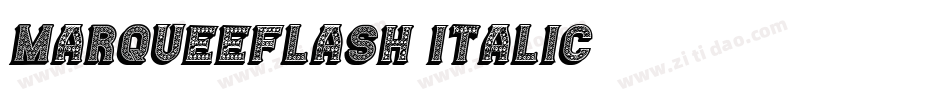 MarqueeFlash Italic字体转换